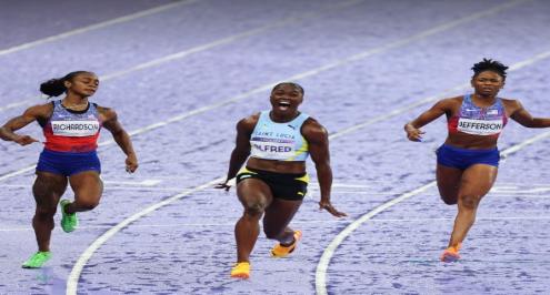  "جزيرة تفوقت على أمريكا".. ذهبية تاريخية لبطلة سانت لوسيا في أولمبياد باريس